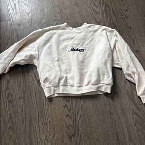 Madhappy Off-White Cropped Sweatshirt